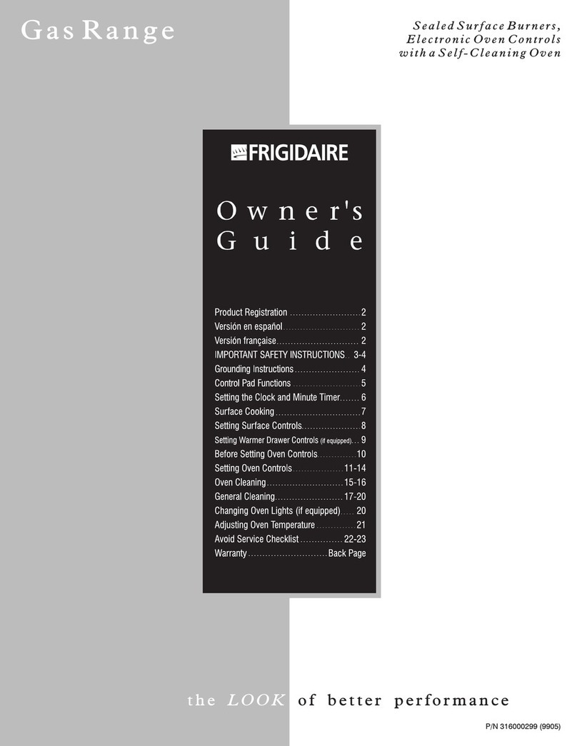 Frigidaire FGF379WECT Manuel utilisateur