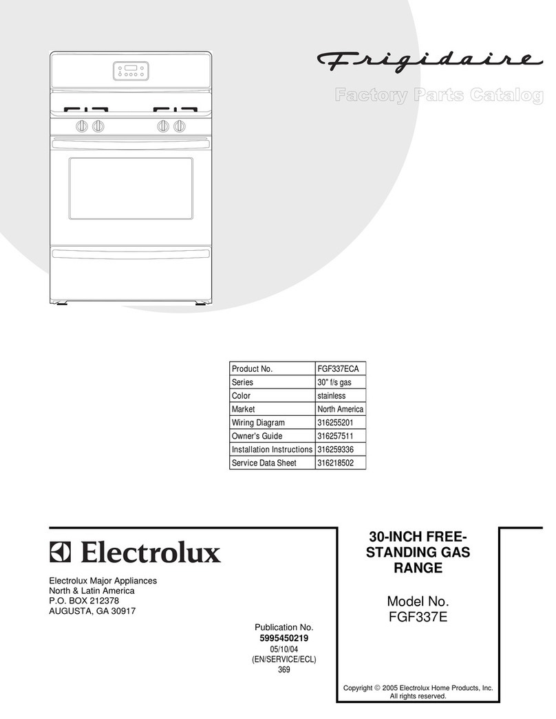 Frigidaire FGF337E Manuel utilisateur