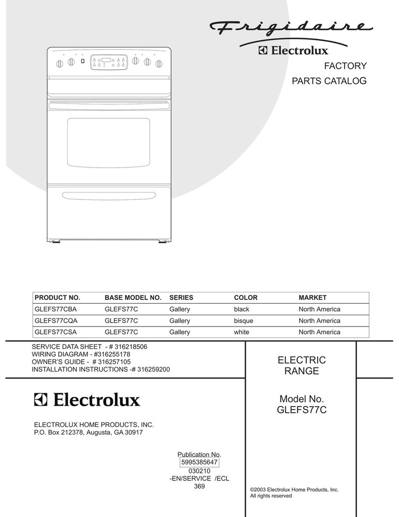 Frigidaire GLEFS77C Manuel utilisateur