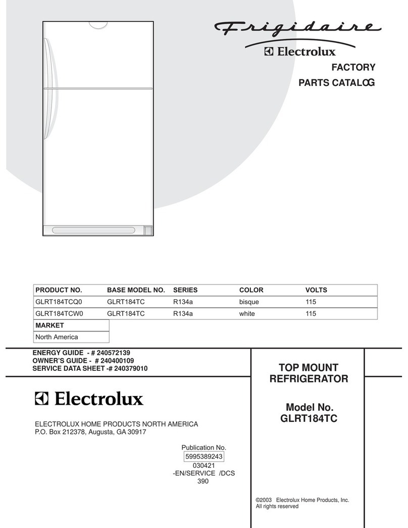 Frigidaire GLRT184TC Manuel utilisateur