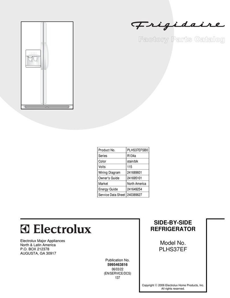 Frigidaire PLHS37EF Manuel utilisateur