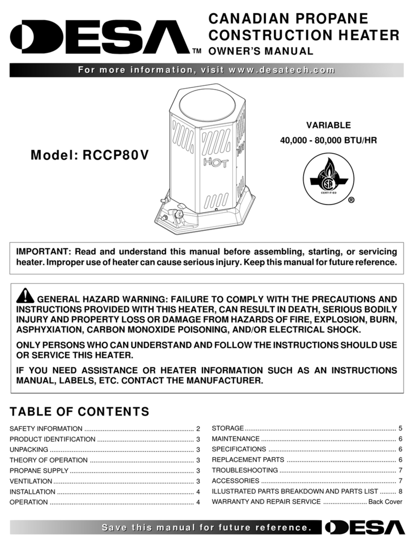 Desa RCCP80V Manuel utilisateur