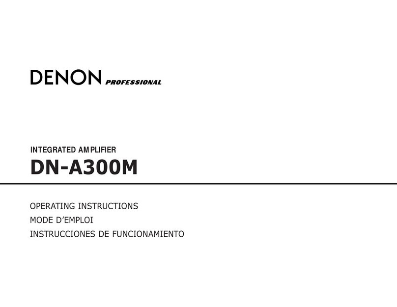 Denon DN-A300M Manuel utilisateur Denon DN-A300M Manuel utilisateur