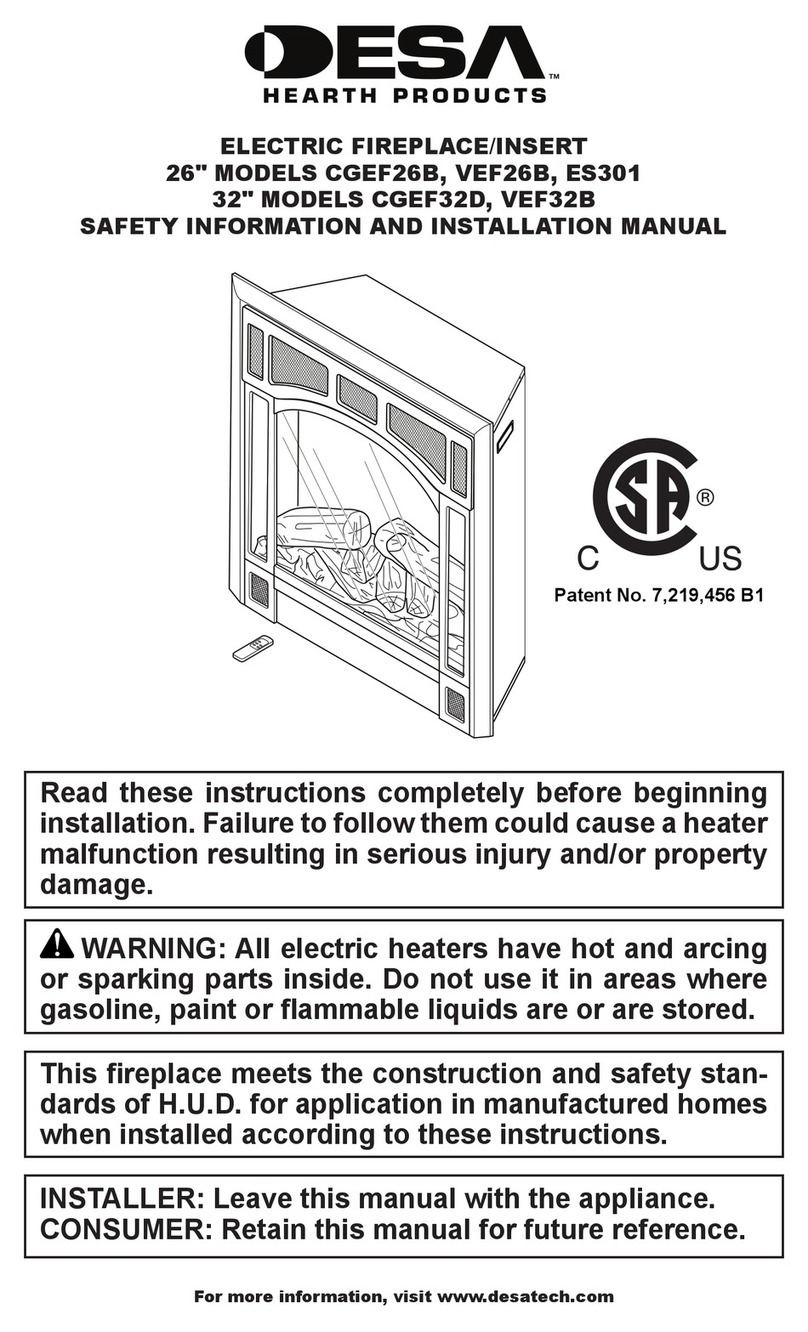 Desa CGEF26B Instructions originales