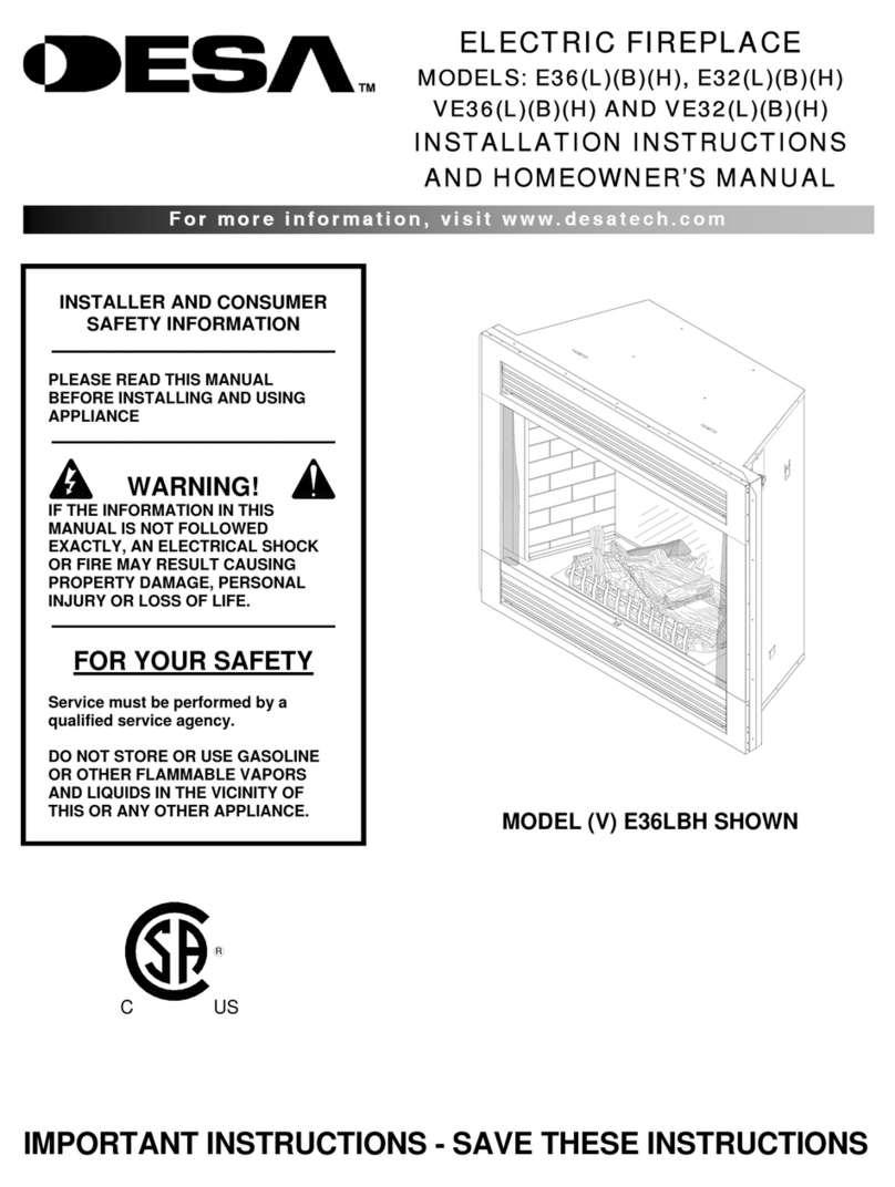 Desa E32, VE36, VE32 Manuel utilisateur