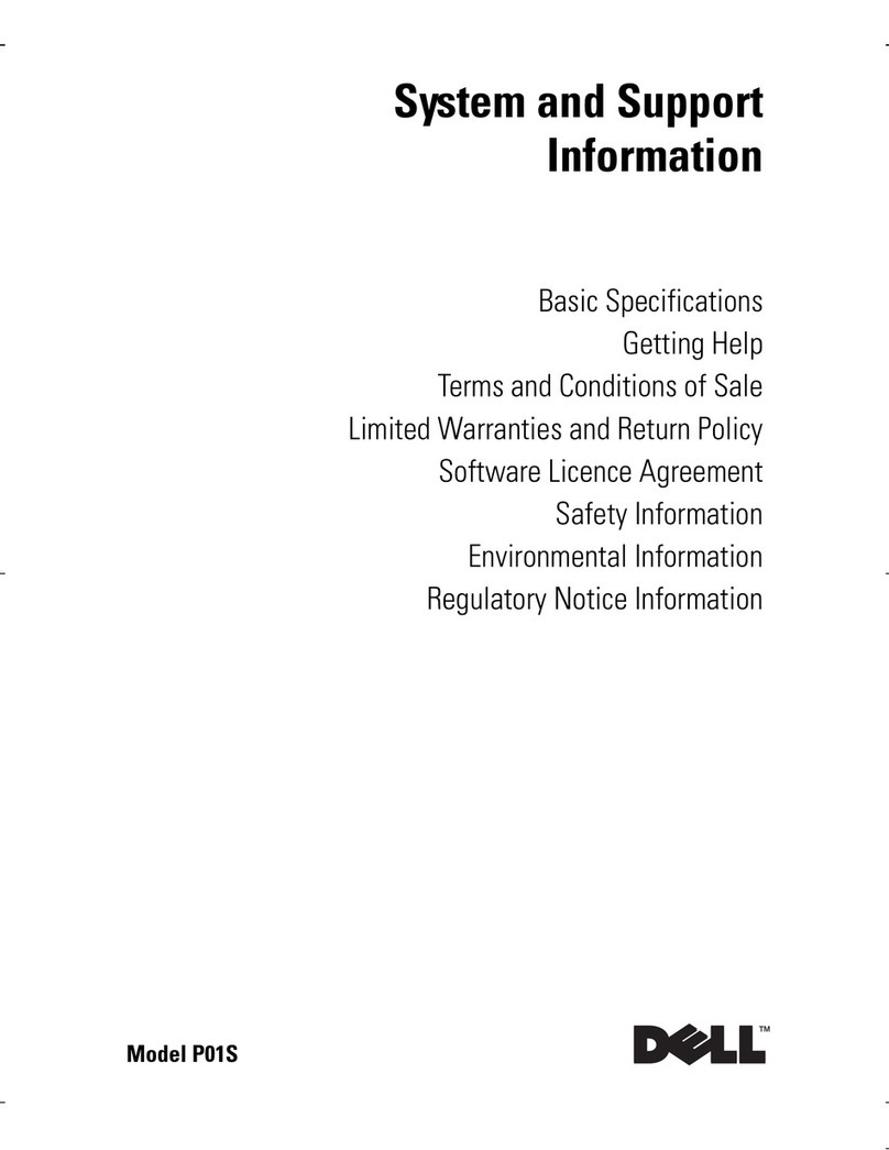 Dell P01S Guide de référence