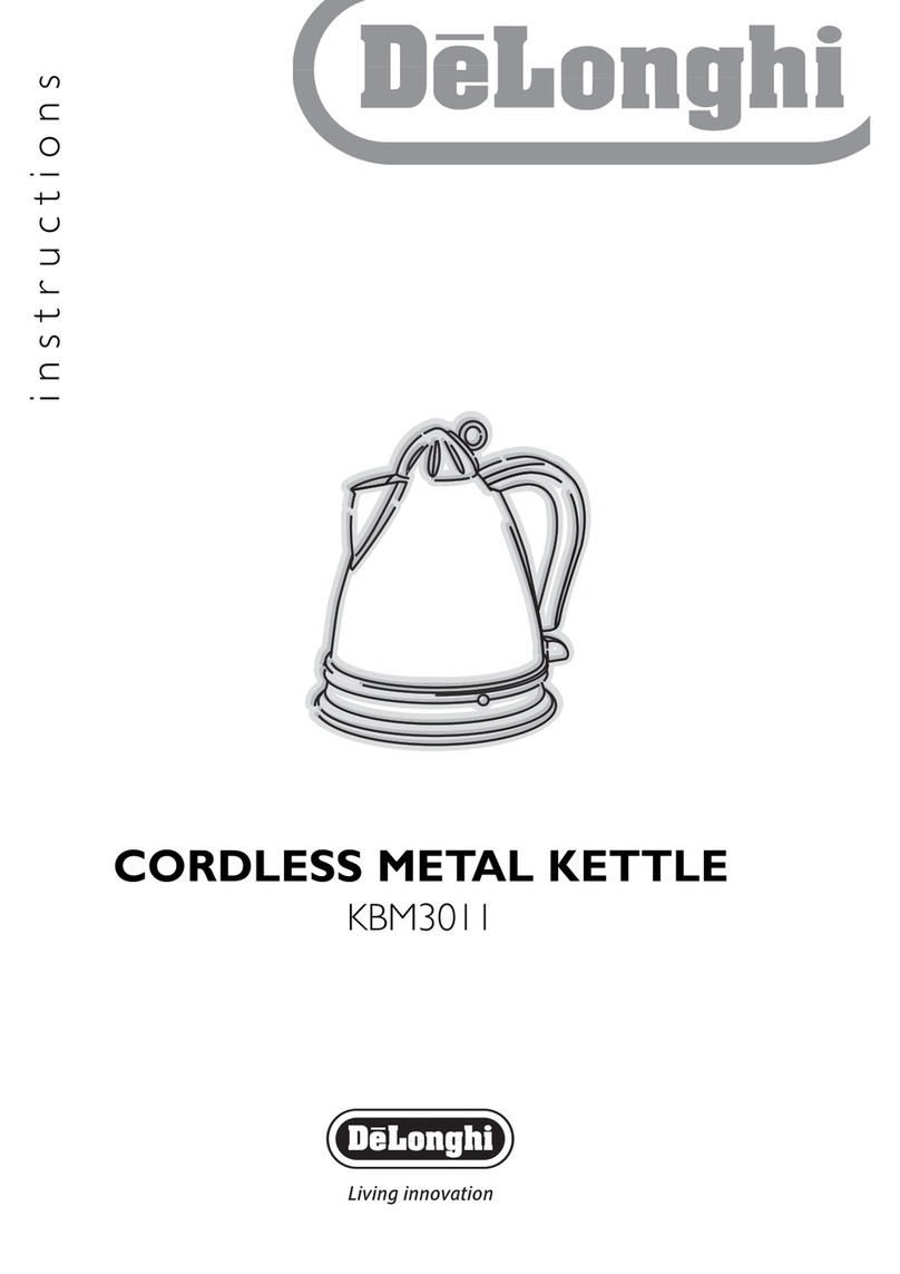 DeLonghi KBM3011 Manuel utilisateur