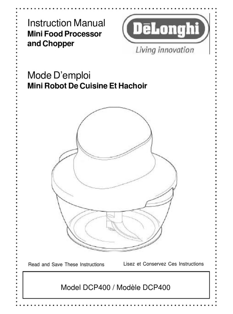 DeLonghi DCP400 Manuel utilisateur