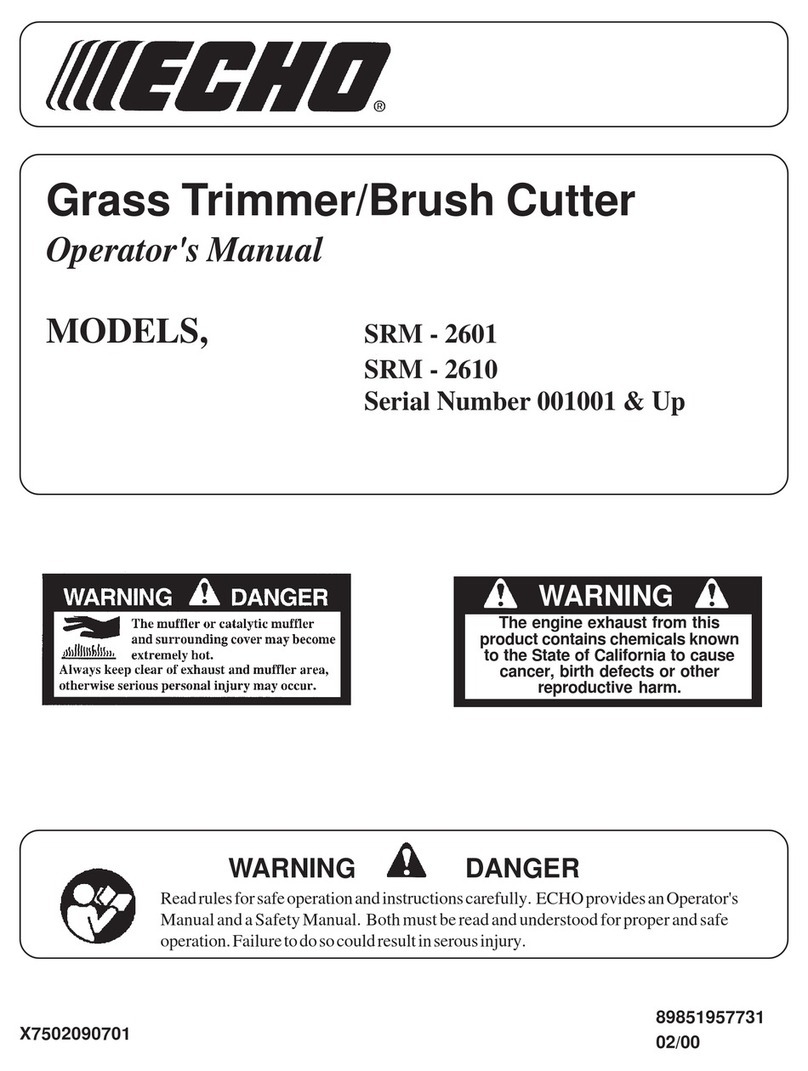 Echo SRM - 2601 Manuel utilisateur