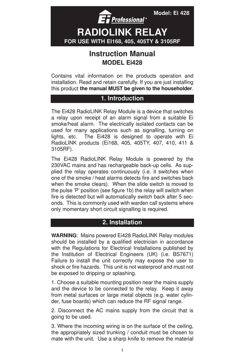 Ei Electronics RadioLINK Relay Module Ei428 Manuel utilisateur