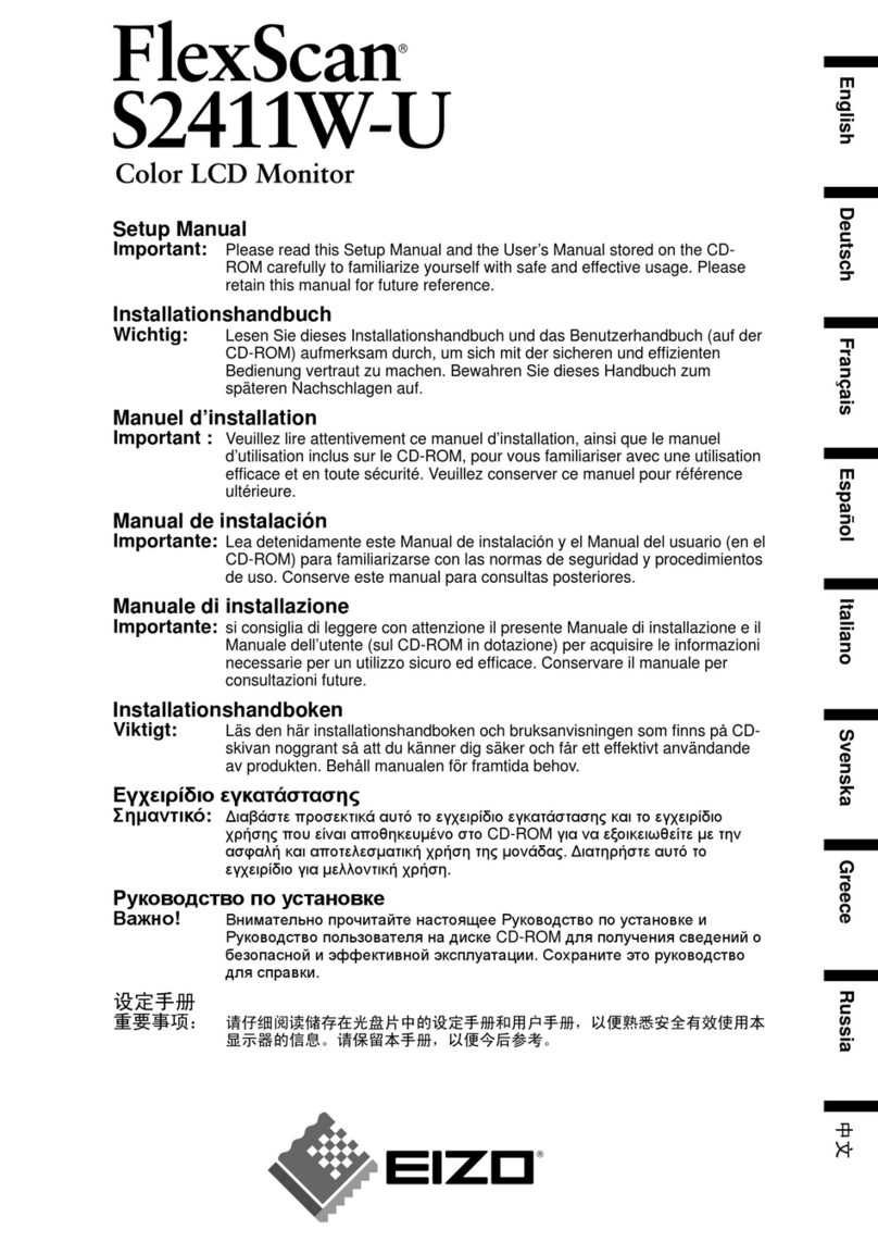 Eizo FlexScan S2411W-U Guide de l'utilisateur