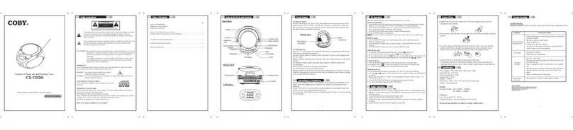 Coby CX-CD241 Manuel utilisateur