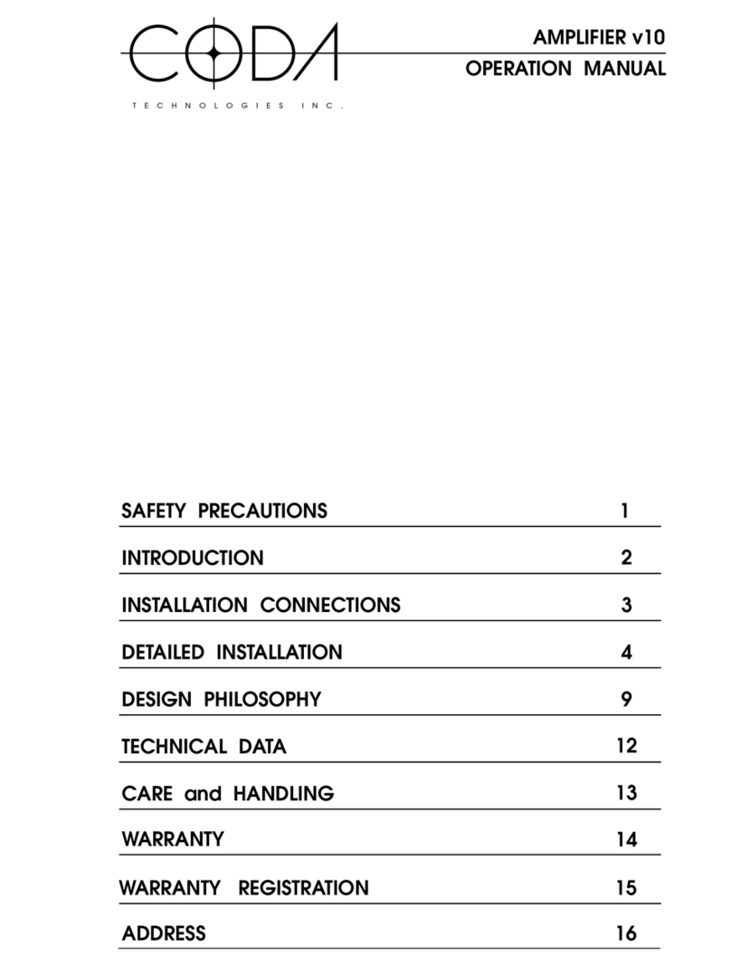 Coda V10 Manuel utilisateur