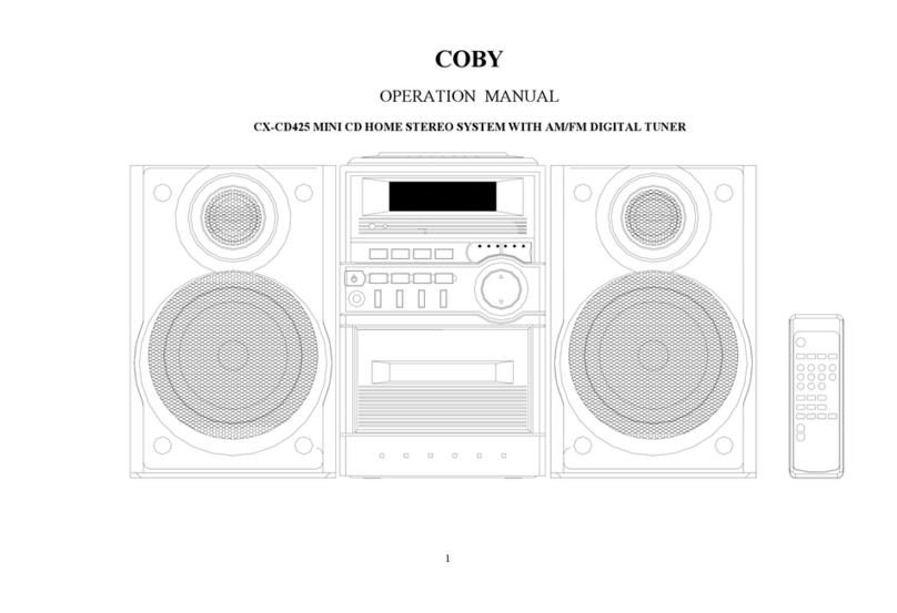 Coby CX-CD425 Manuel utilisateur