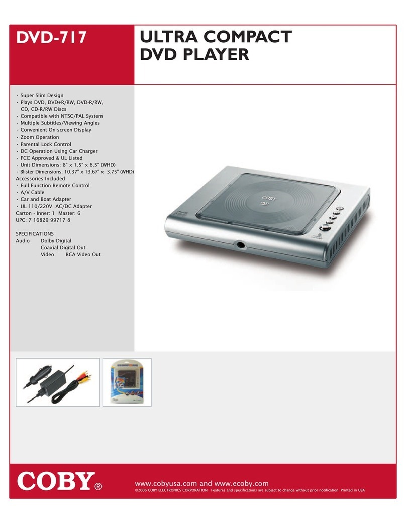 Coby COBY DVD-717 Manuel utilisateur