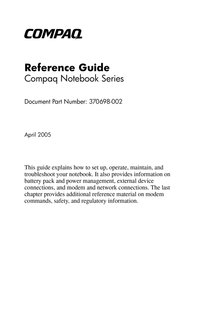 Compaq 370698-002 Manuel utilisateur Compaq 370698-002 Manuel utilisateur