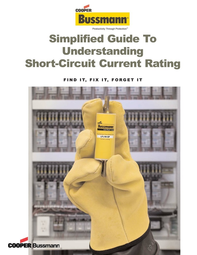 Cooper Bussmann Electronics Short-Circuit Current Rating Manuel utilisateur