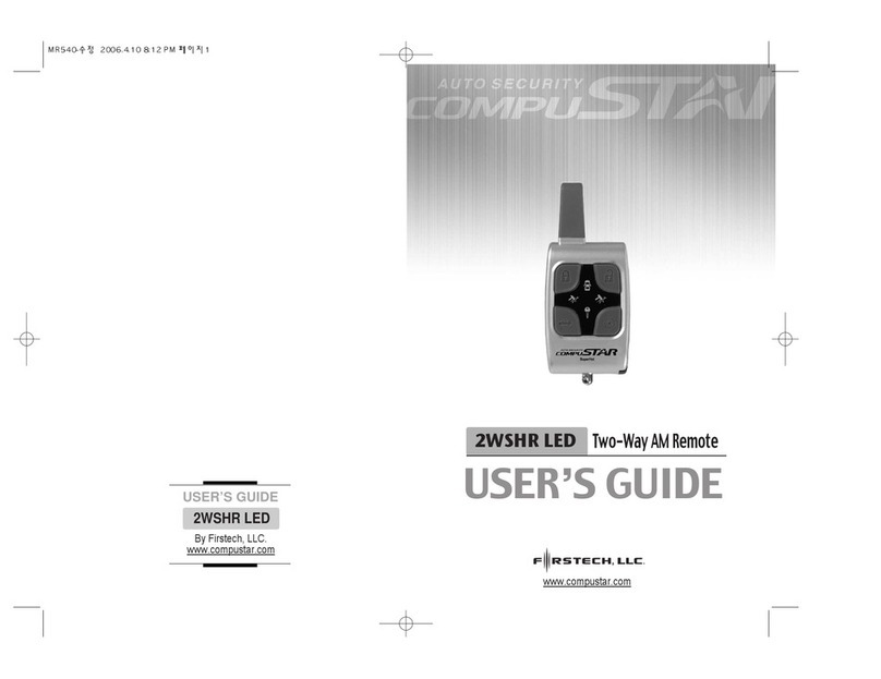 CompuSTAR 2WSHR LED Manuel utilisateur