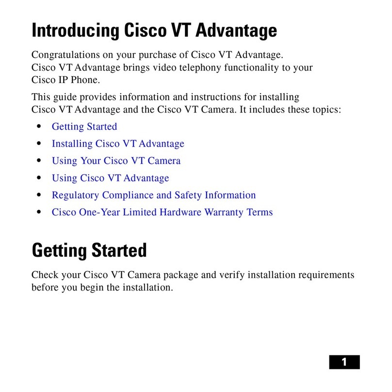 Cisco Digital Camera Manuel utilisateur