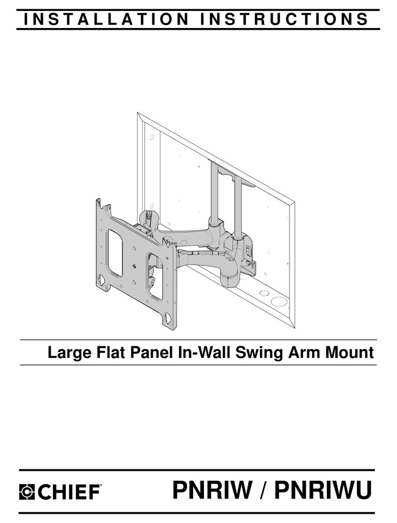 CHIEF PNRIW Series Manuel utilisateur