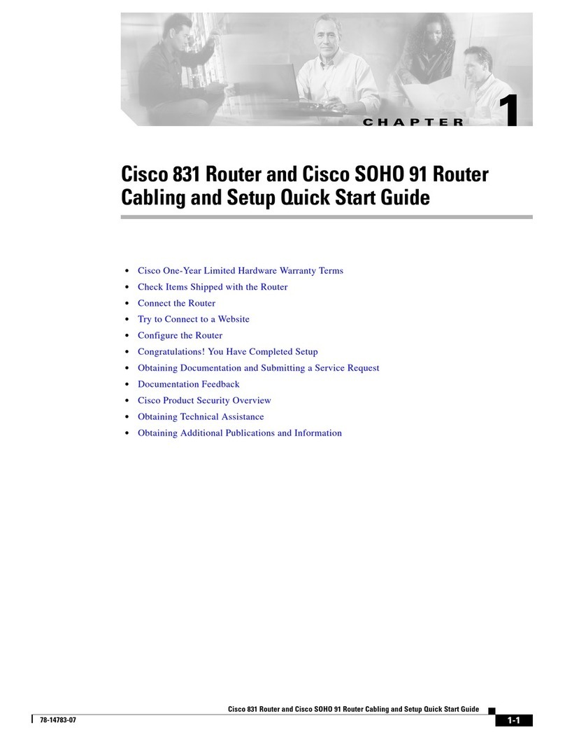 Cisco SOHO 91 Manuel utilisateur