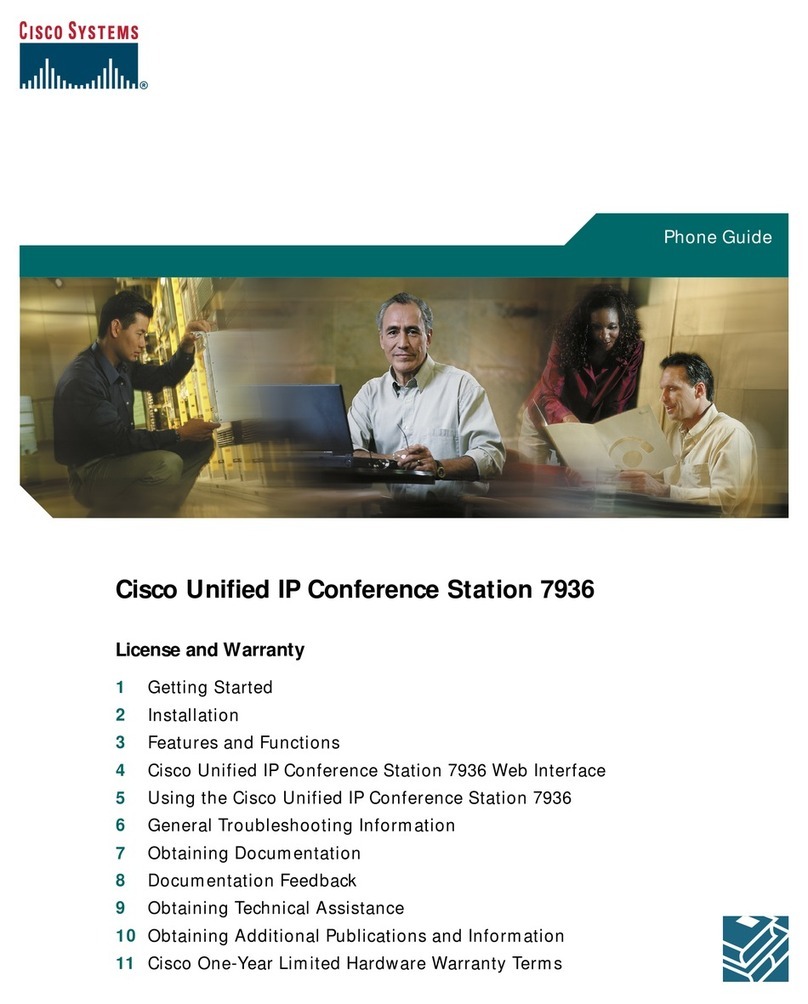 Cisco 7936 - IP Conference Station VoIP Phone Manuel utilisateur