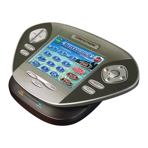 Crestron MiniTouch MT-1000C Manuel utilisateur