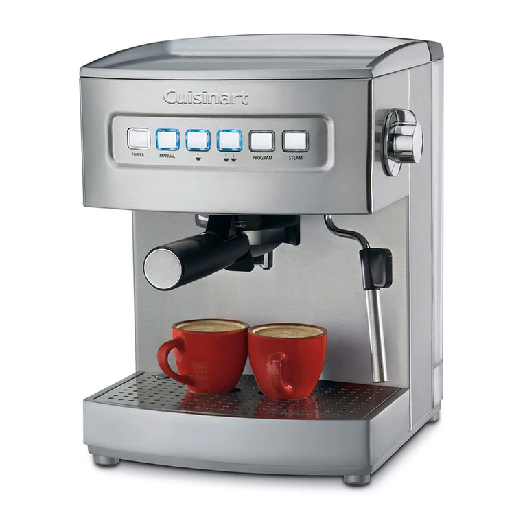 Cuisinart EM-200 - Programmable 15-Bar Espresso Maker Manuel utilisateur