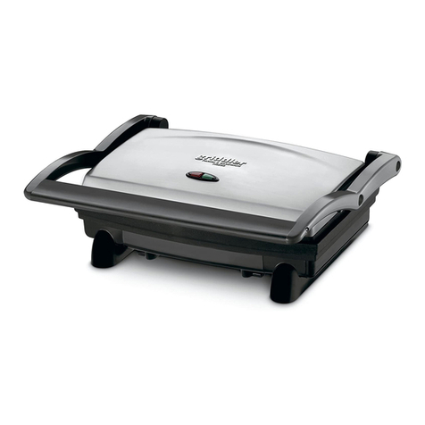 Cuisinart GR-1 - Griddler Panini & Sandwich Press Manuel d'exploitation