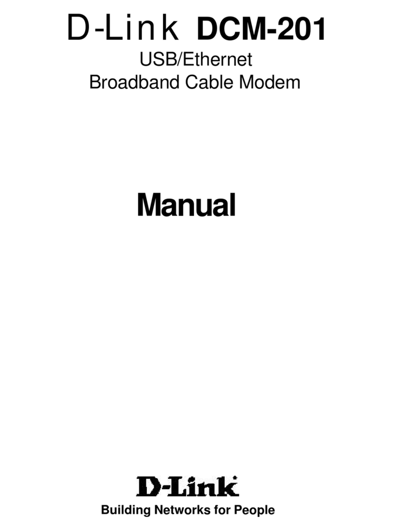 D-Link DCM-201 Manuel utilisateur