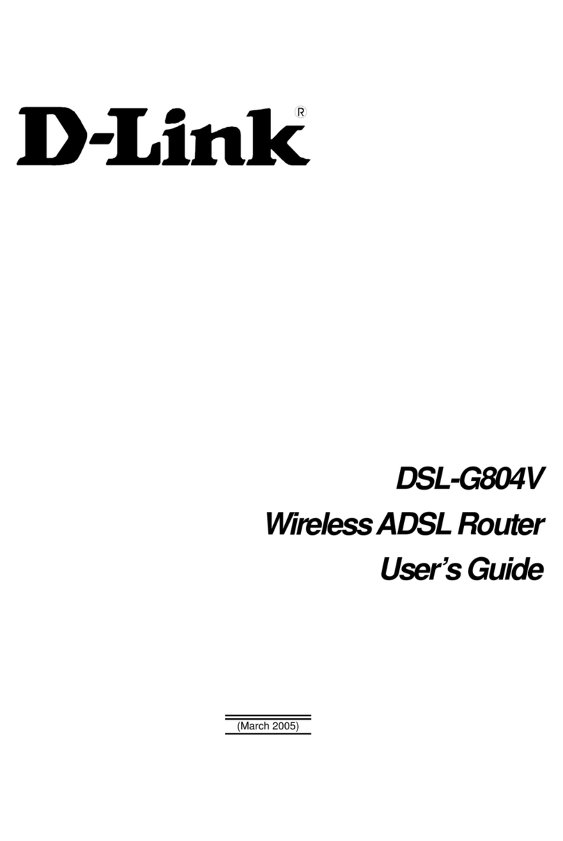 D-Link DSL-G804V Manuel utilisateur