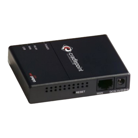 Cradlepoint wipipe CTR350 Manuel utilisateur Cradlepoint wipipe CTR350 Manuel utilisateur