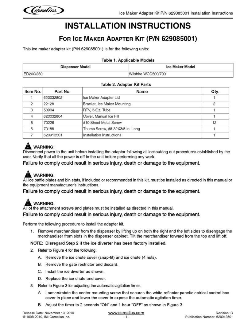 Cornelius P/N 620032802 Manuel utilisateur