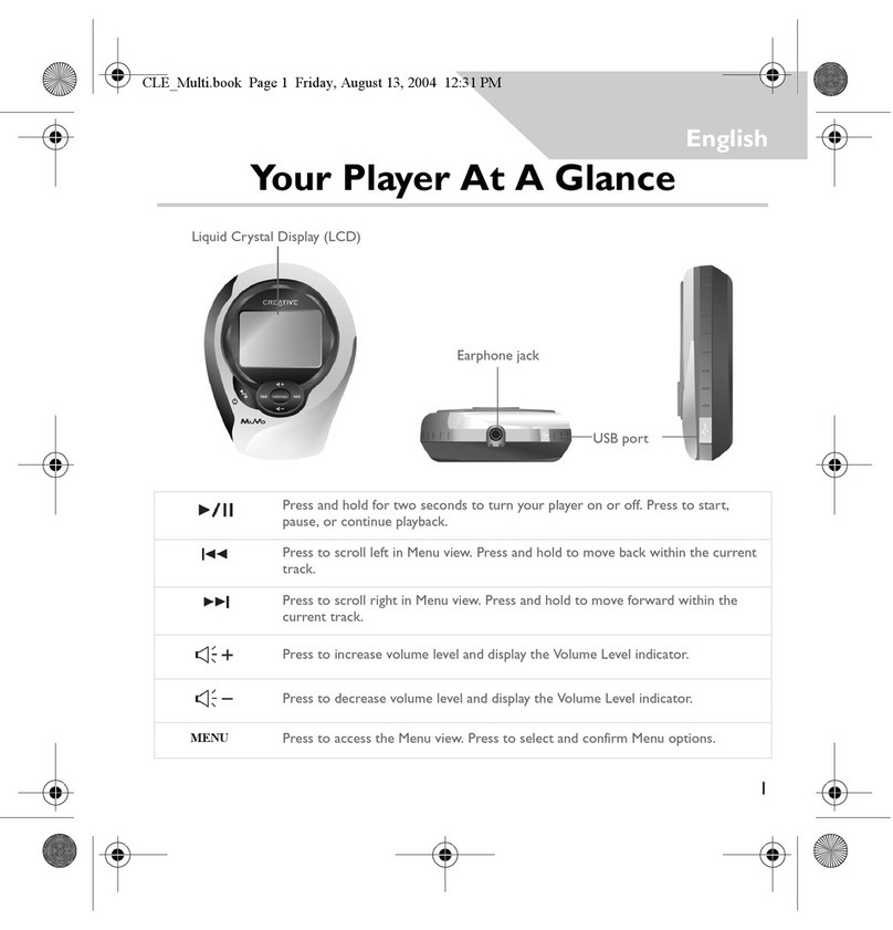 Creative CLE Manuel utilisateur