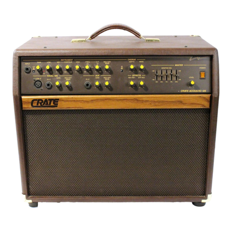 Crate CA125 Manuel utilisateur