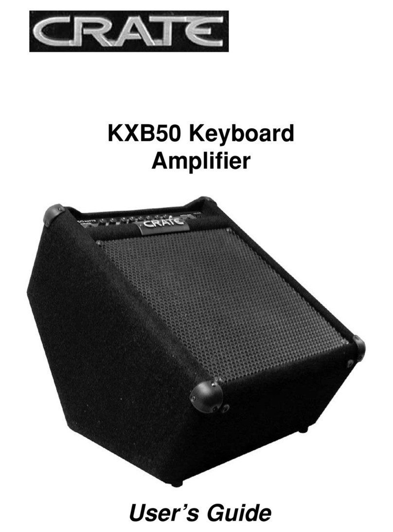 Crate KXB50 Manuel utilisateur