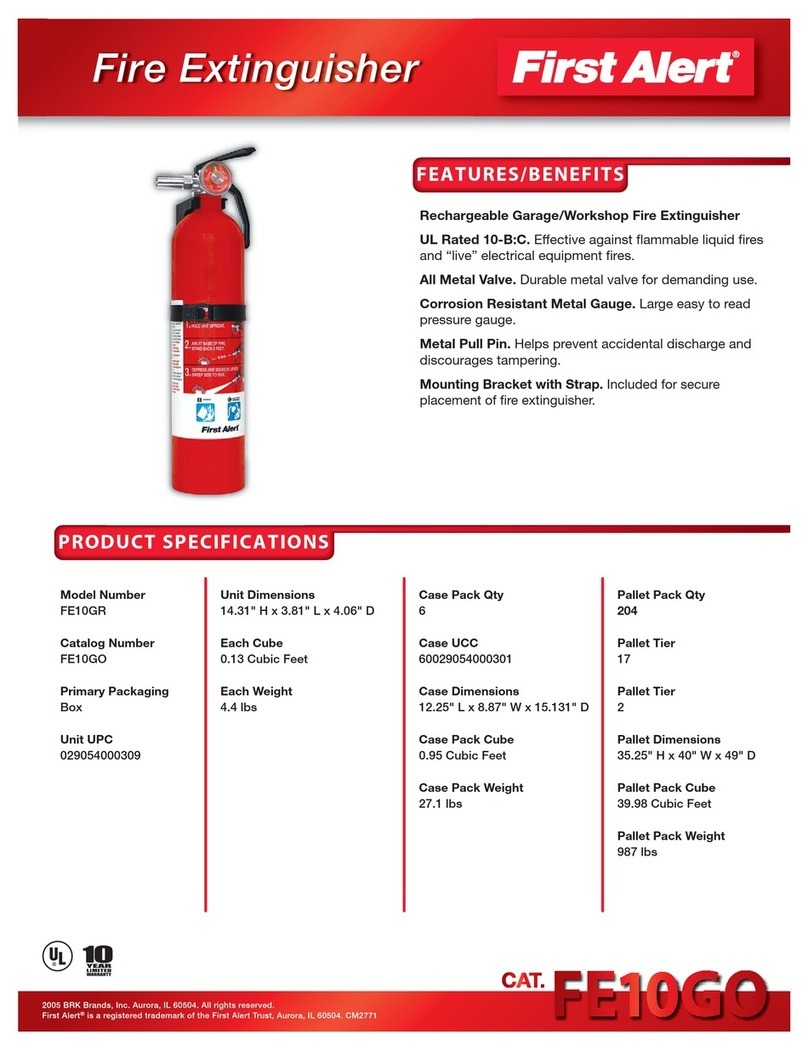 First Alert FE10GO Instructions d'installation
