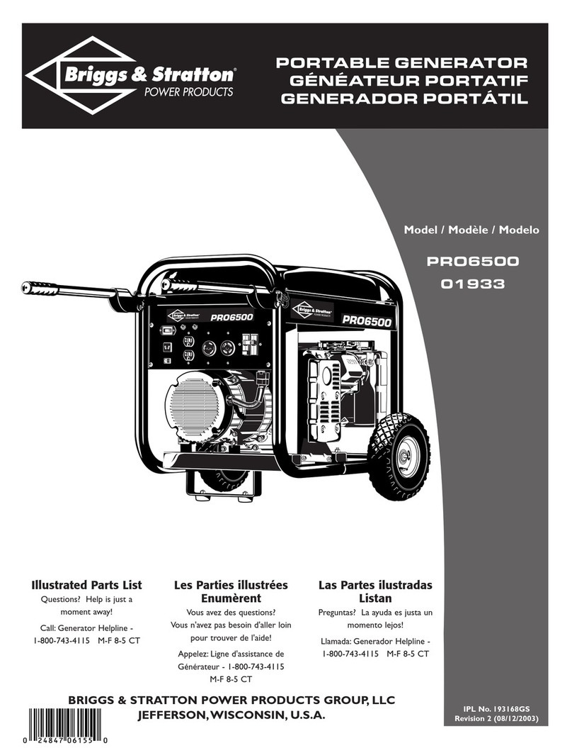 Briggs & Stratton 1933 Guide de configuration