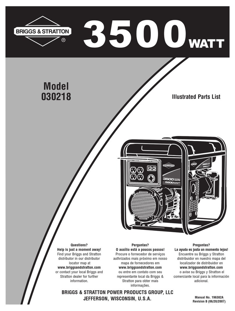 Briggs & Stratton 30218 Guide de configuration
