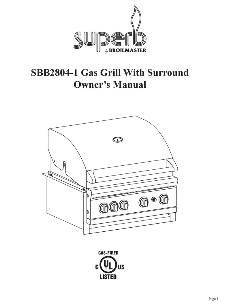 Broil King SBB 2804 Manuel utilisateur