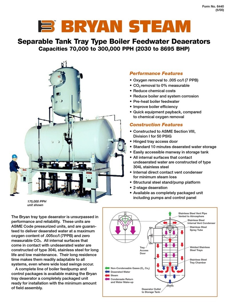 Bryan Boilers DTA-100 Manuel utilisateur Bryan Boilers DTA-100 Manuel utilisateur