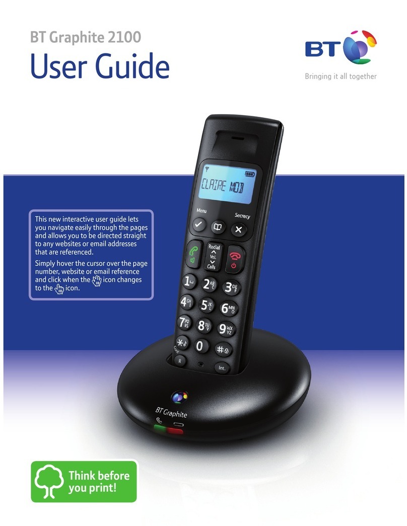 BT GRAPHITE 2100 Manuel utilisateur