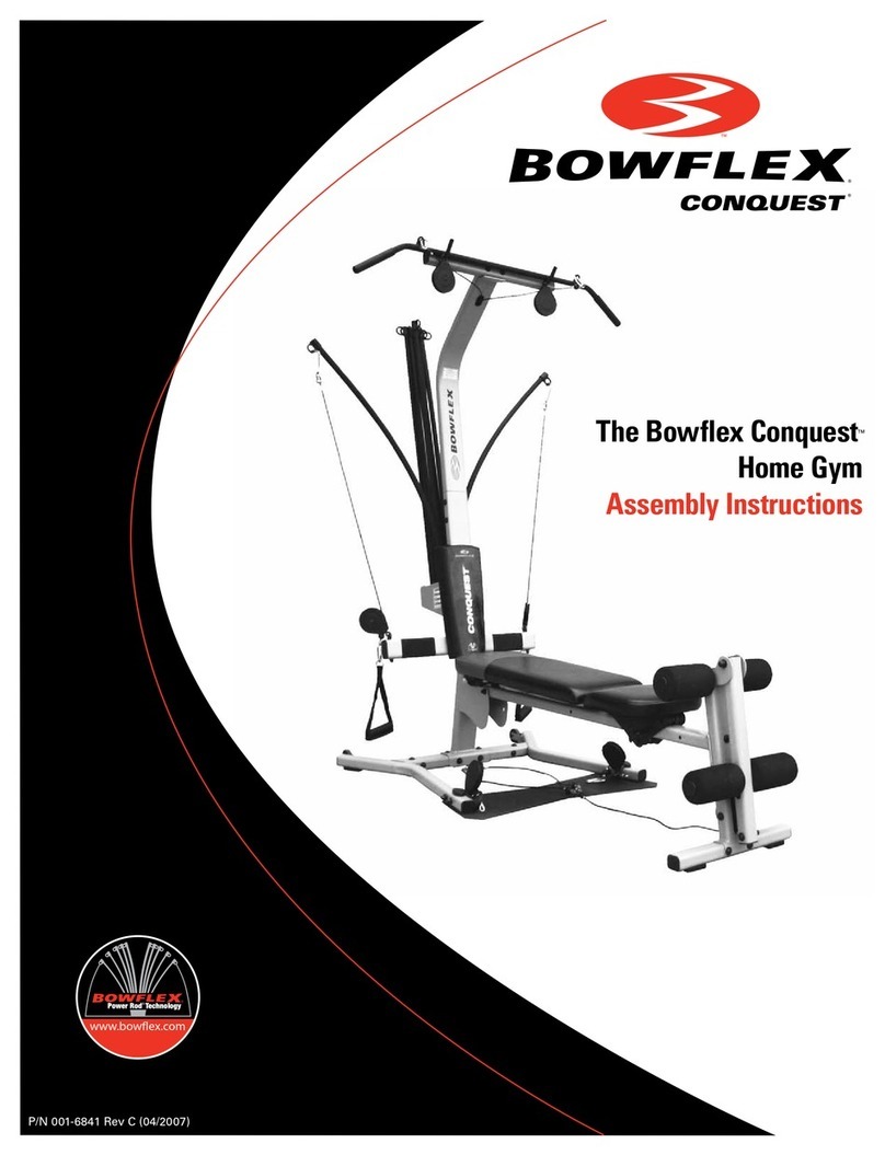 Bowflex Conquest Manuel utilisateur Bowflex Conquest Manuel utilisateur