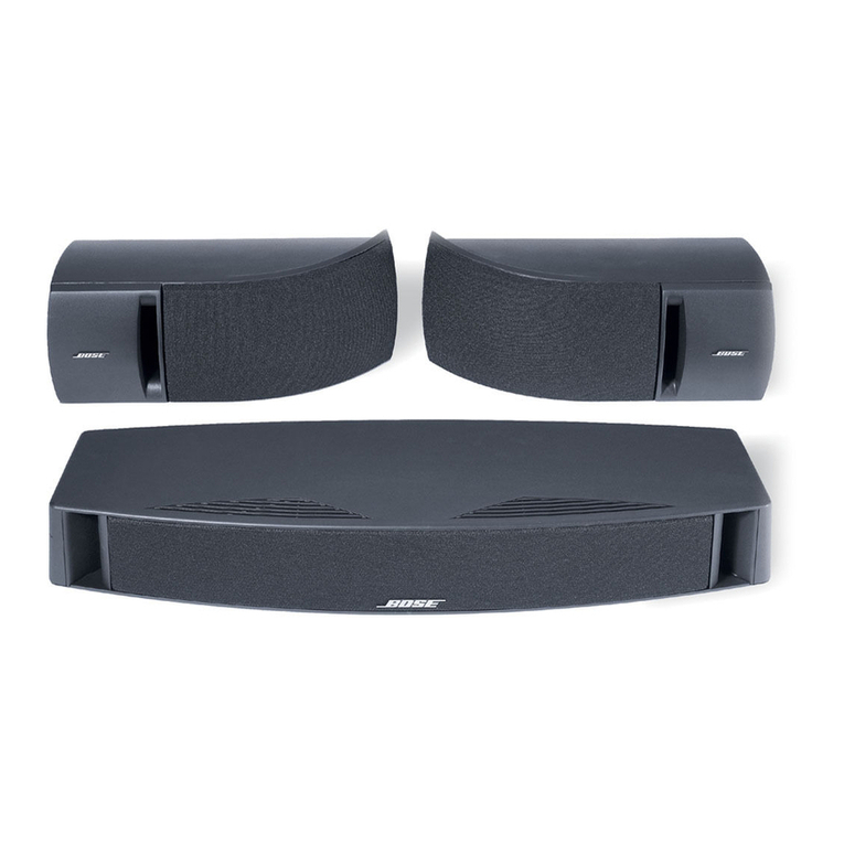 Bose VCS-10 Manuel utilisateur