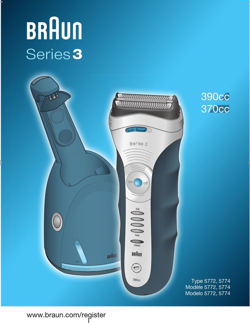 Braun 370cc Manuel utilisateur