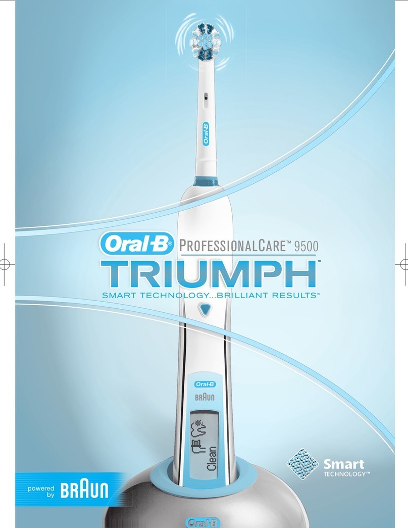 Braun Oral-B Professional Care Triumph 9500 Manuel utilisateur