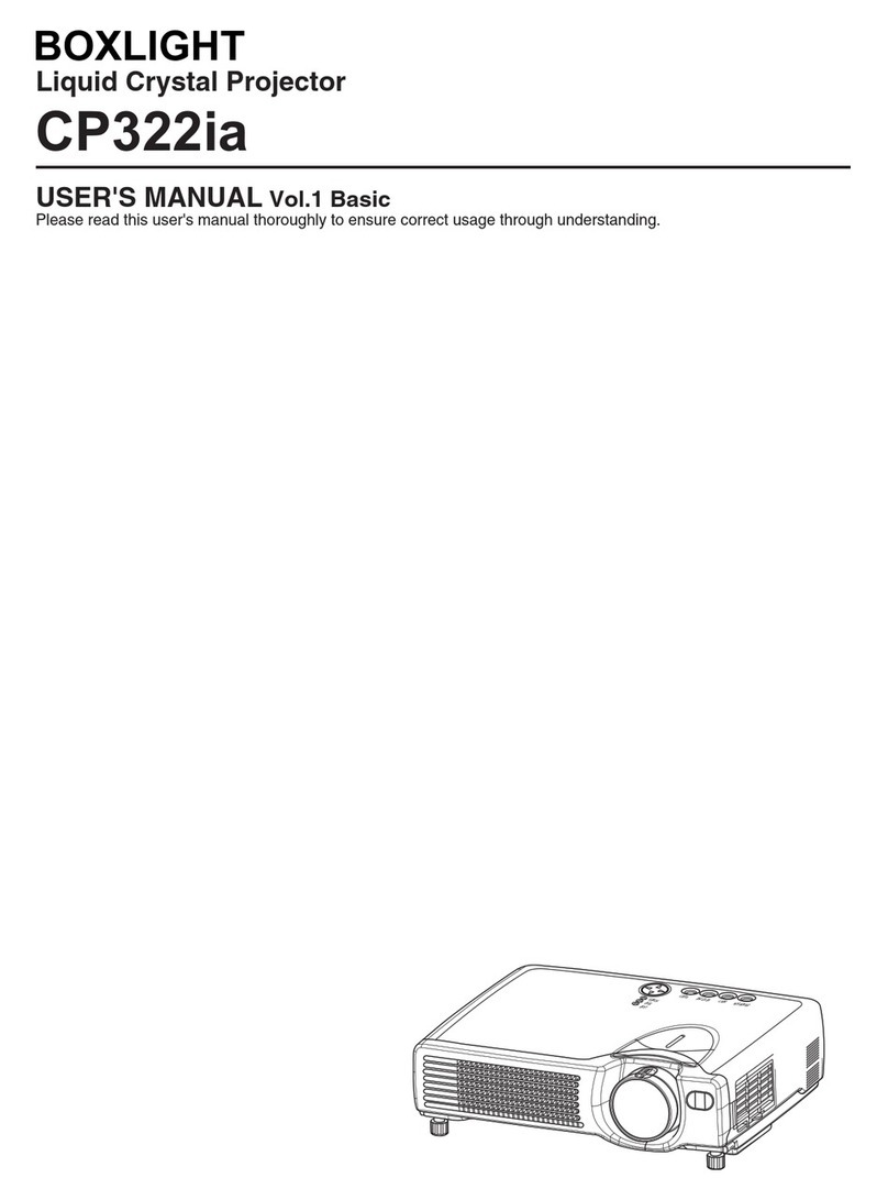 BOXLIGHT CP322ia Manuel utilisateur