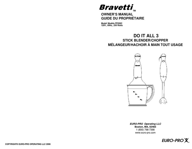 Bravetti FP200C Manuel utilisateur