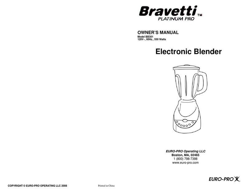 Bravetti BB301 Manuel utilisateur