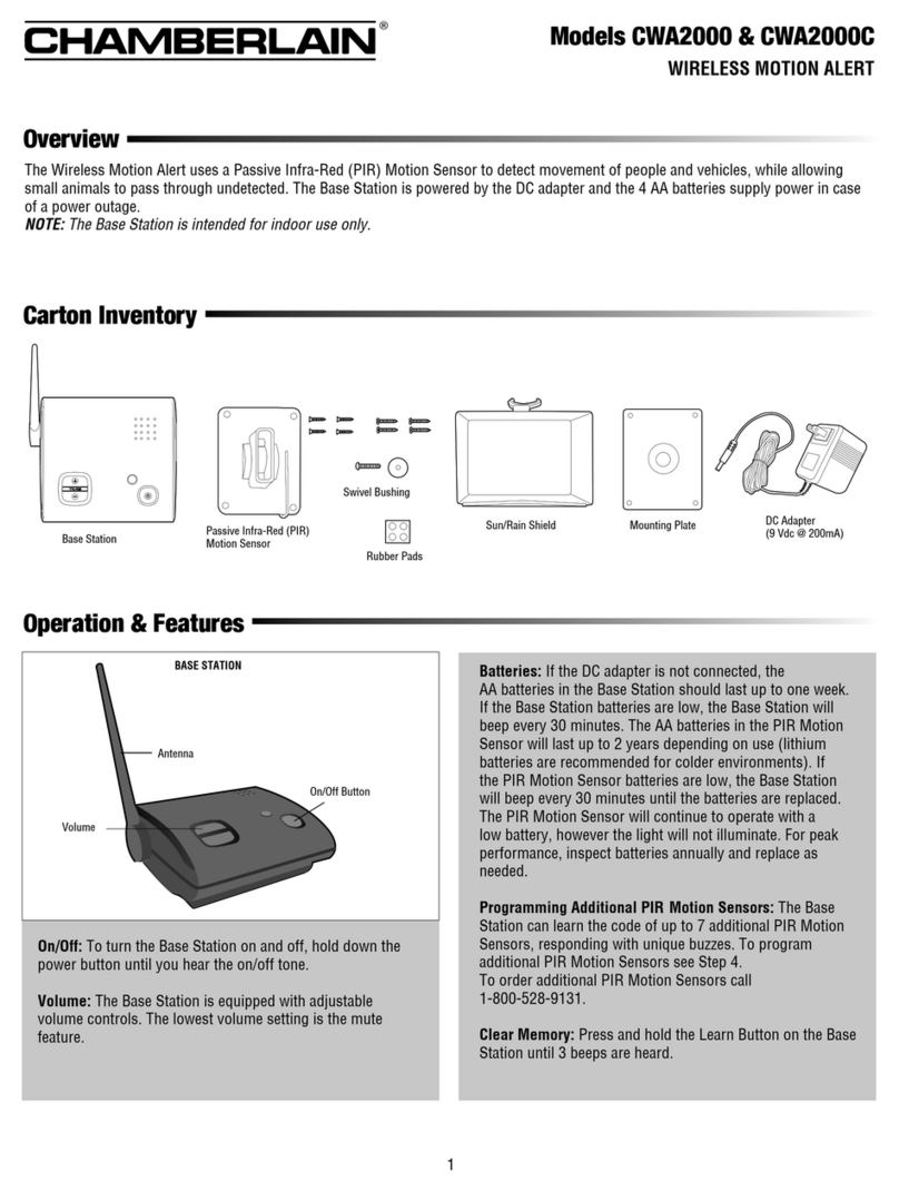 Chamberlain CWA2000 Manuel utilisateur